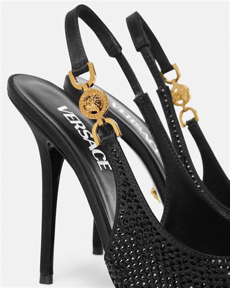 pumps versace|versace slingback pumps.